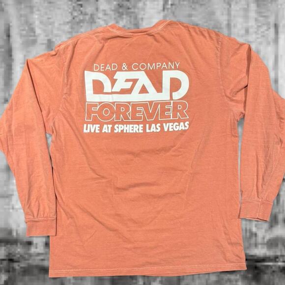 Dead & Company Las Vegas Sphere Long Sleeve – Comfort Colors - L - Grateful Dead - Picture 5 of 7